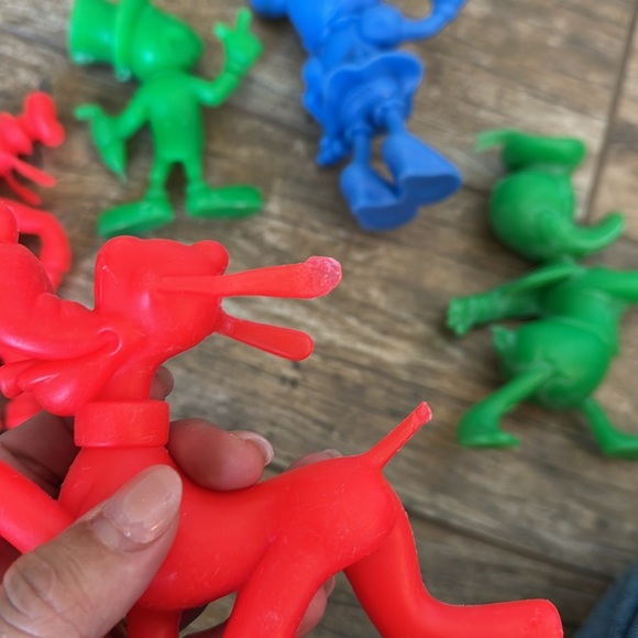 Louis & Marx 1971 Plastic Disney Figure Mickey Donald Goofy pluto jiminy cricket - Picture 3 of 5